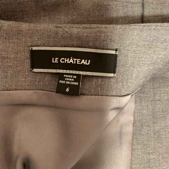 Le Chateau Gray Pencil Skirt - Picture 4 of 7